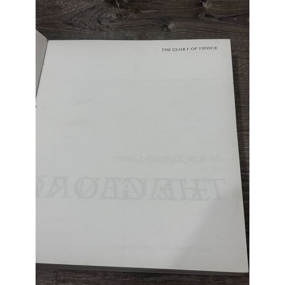 The Glory of Venice Art in the Eighteenth Century By Andrew Robison Hardcover 19 - Picture 3 of 8